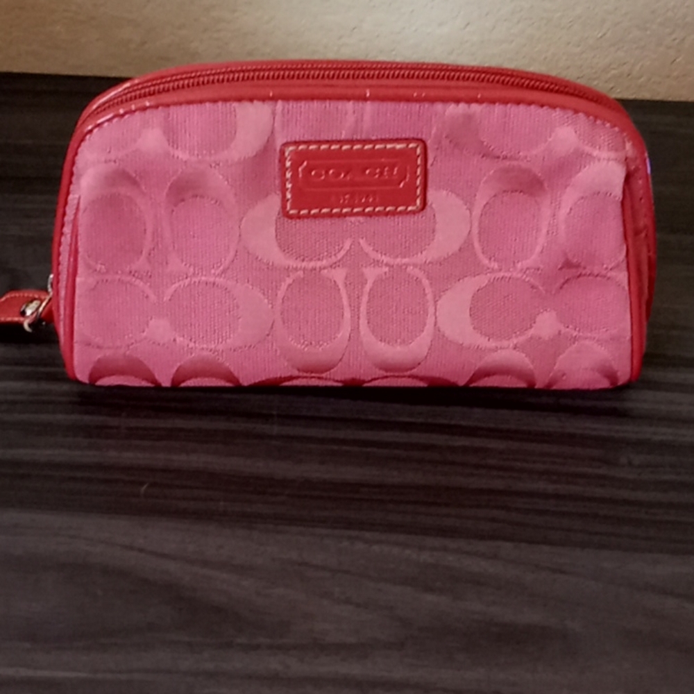 Coach makeup bag